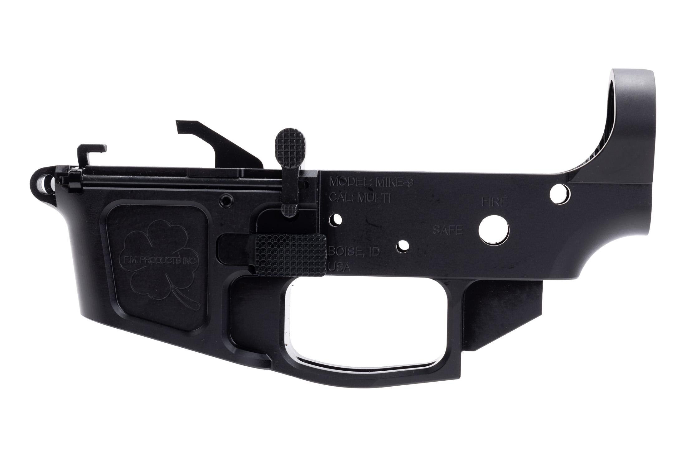 Foxtrot Mike Products Foxtrot Mike Products MIKE-9 AR9 Stripped Ambidextrous Billet Lower Receiver - view 3